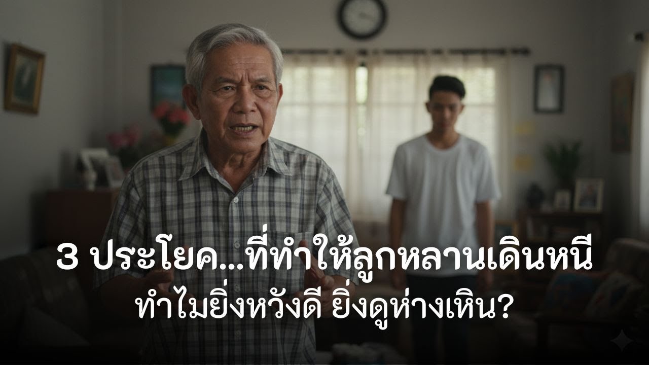 ทำไมลูกหลานไม่ค่อยมาหา? เช็กด่วน! 3 คำพูดบั่นทอนใจ ที่ผู้ใหญ่มักเผลอใช้โดยไม่ตั้งใจ