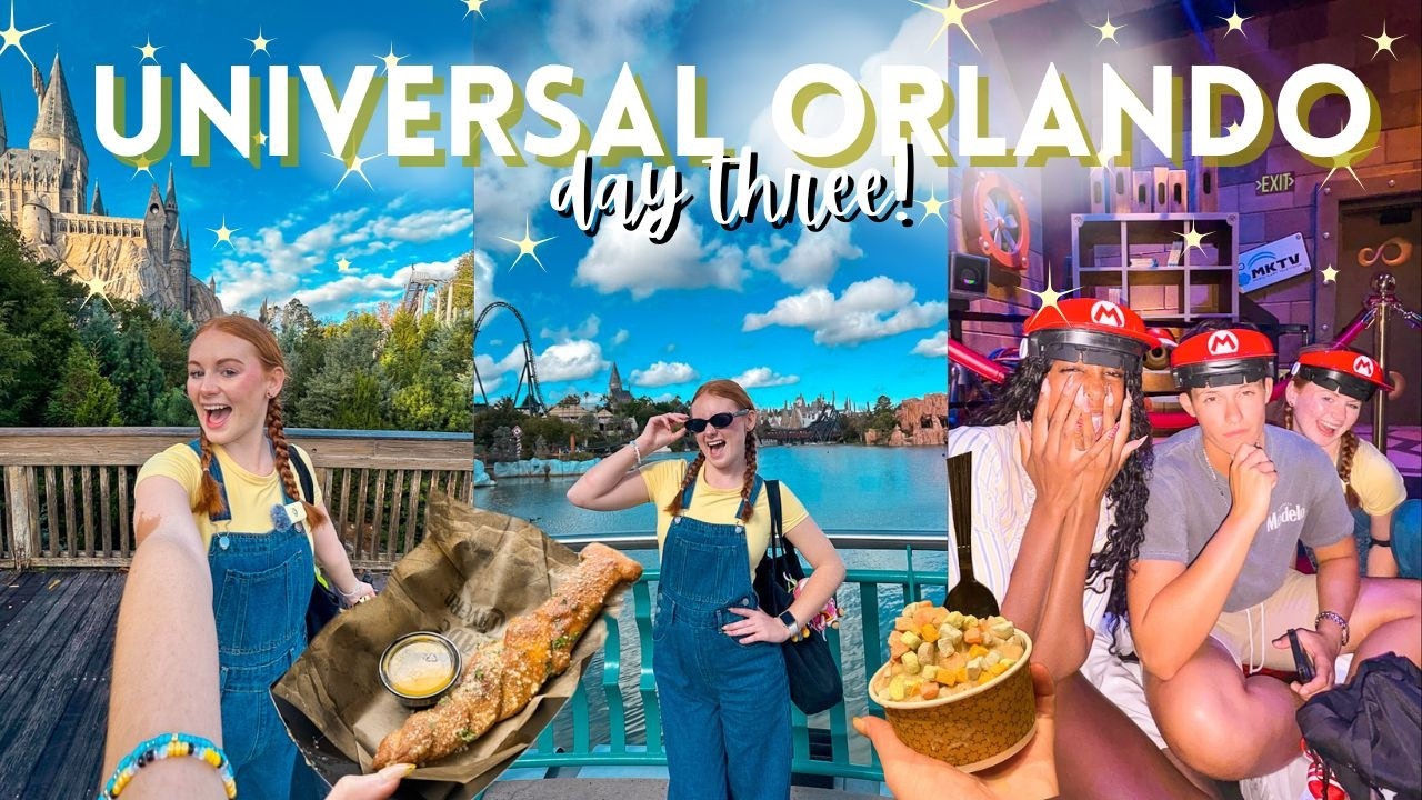 UNIVERSAL ORLANDO VLOG | Day Three | Islands of Adventure & Epic Universe | Louise Emma🌍🎢✨