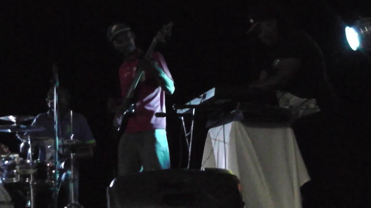Phura & Imelda on keyboards, !Nuwurob on Bass, Slow on drums @ Otjiku
