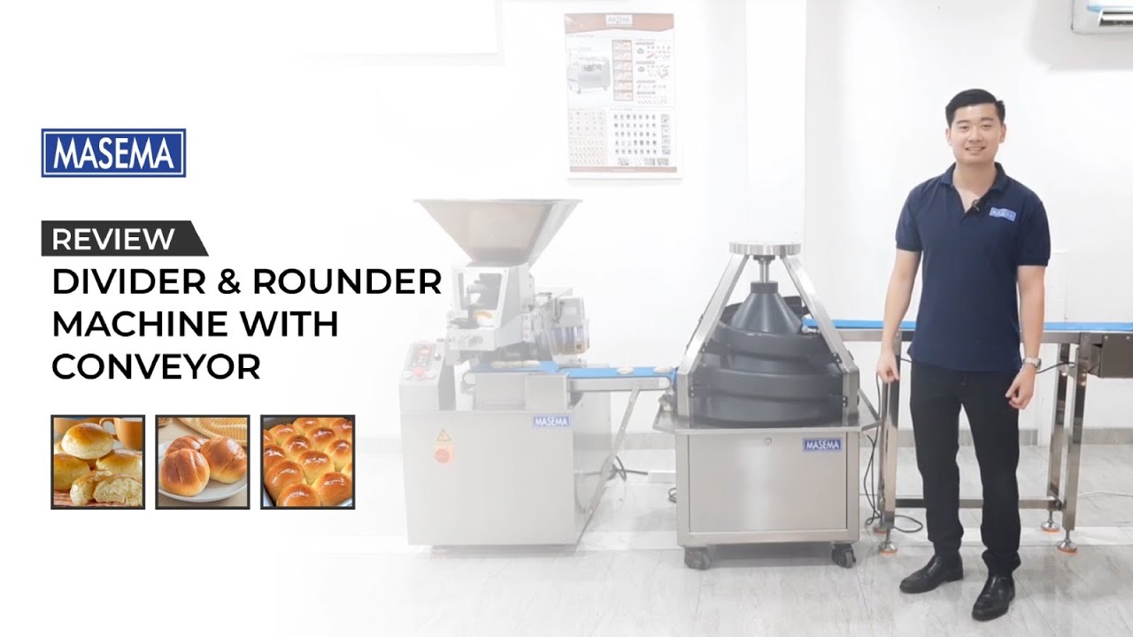 Dough Divider & Rounder Machine Review / Review Mesin Pembagi dan Pembulat Adonan Otomatis
