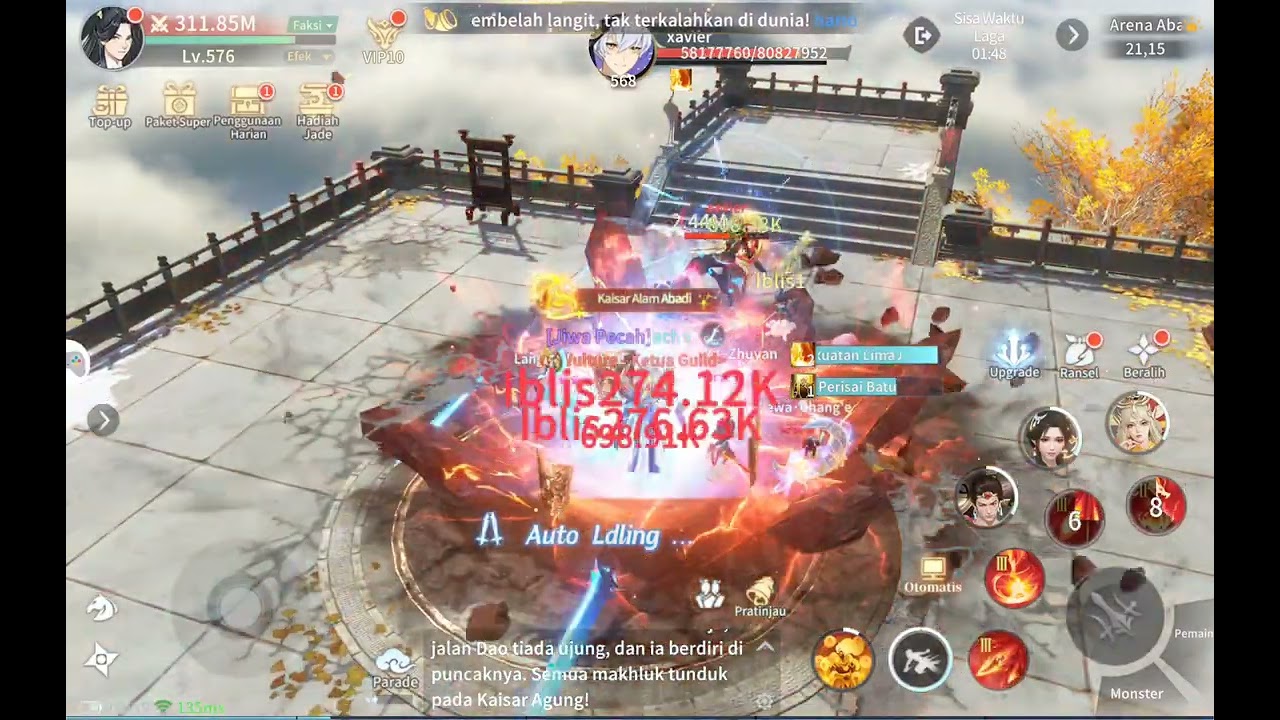 Eternal Sword Pact Arena Duel on Redmagic Astra