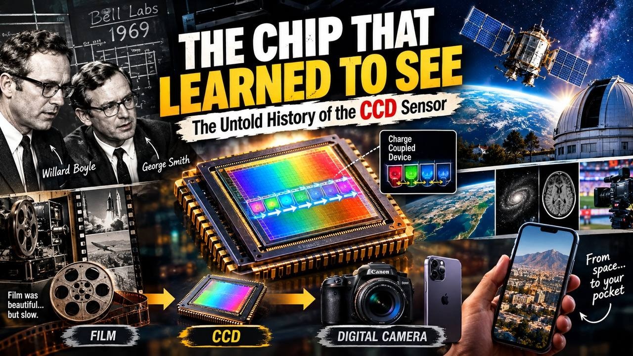 The Chip That Learned to See | The Untold History of the CCD Sensor