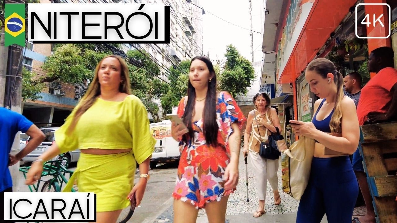 🇧🇷 Walking Icaraí Neighborhood in Niterói | Rio de Janeiro【 4K 】