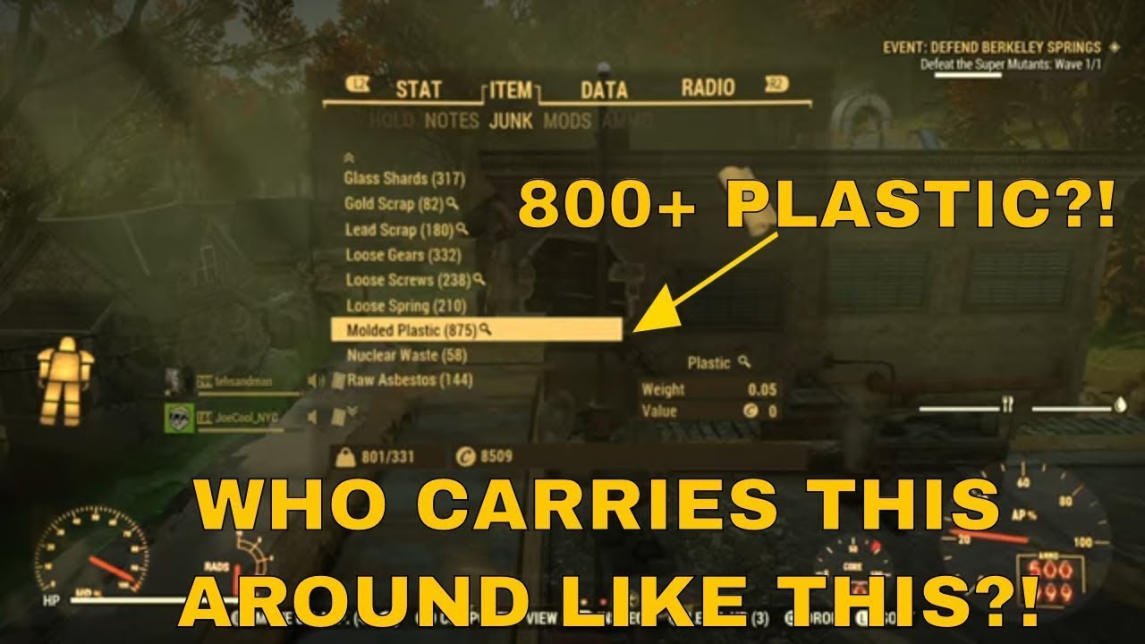 Fallout 76 PVP — Великое пластиковое ограбление и появление дикой стаи