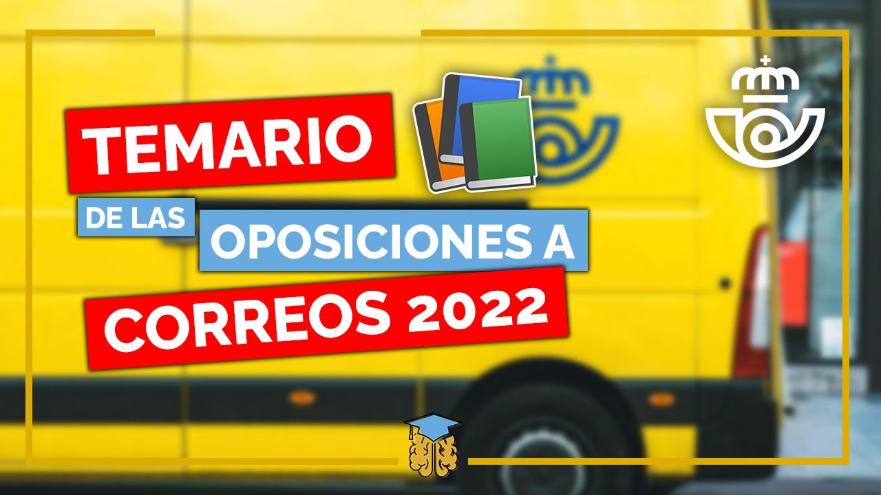 Este es el TEMARIO📚 de las Oposiciones a CORREOS 2022