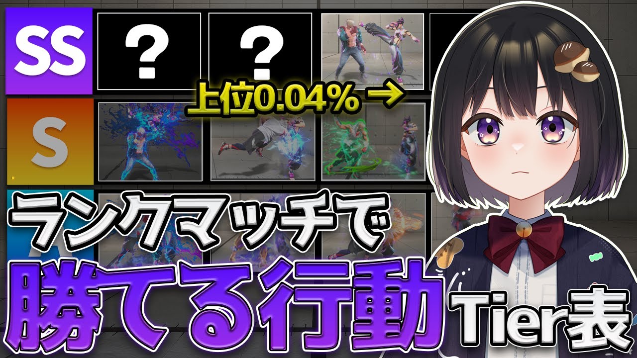 【スト6】ランクマッチで勝てる行動のトップTier表【解説】