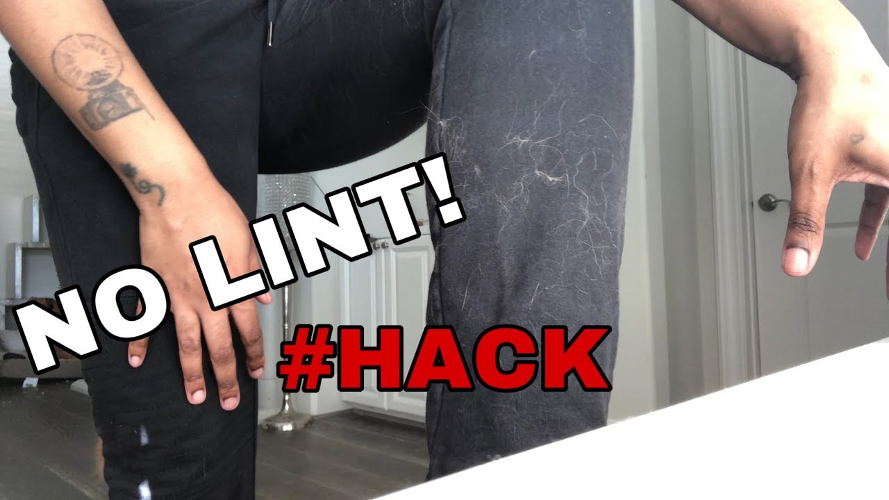 Remove Lint and Dog Hair EASY! #HACK