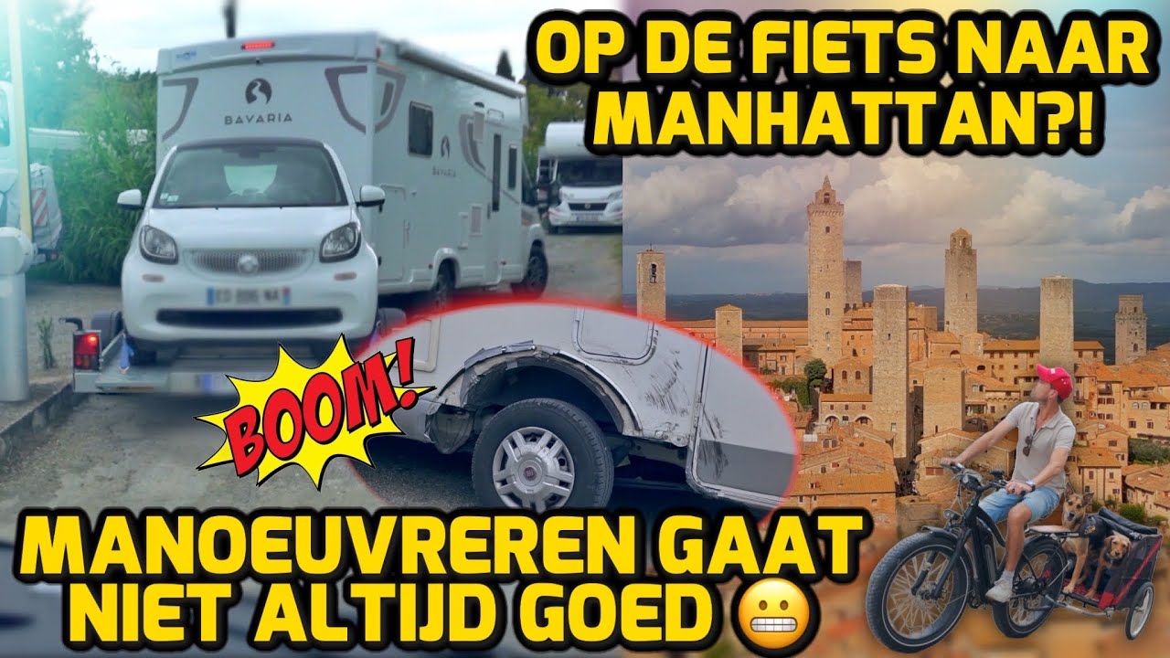 MANOEUVREREN GAAT NIET ALTIJD GOED! OP DE FIETS NAAR MANHATTAN?! #279
