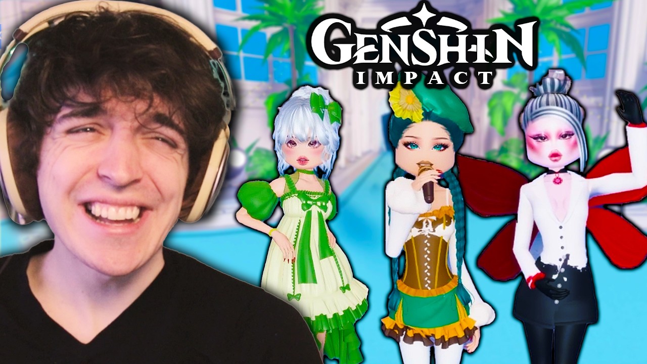 I Tried Genshin Impact Dress To Impress... It's Hilarious....