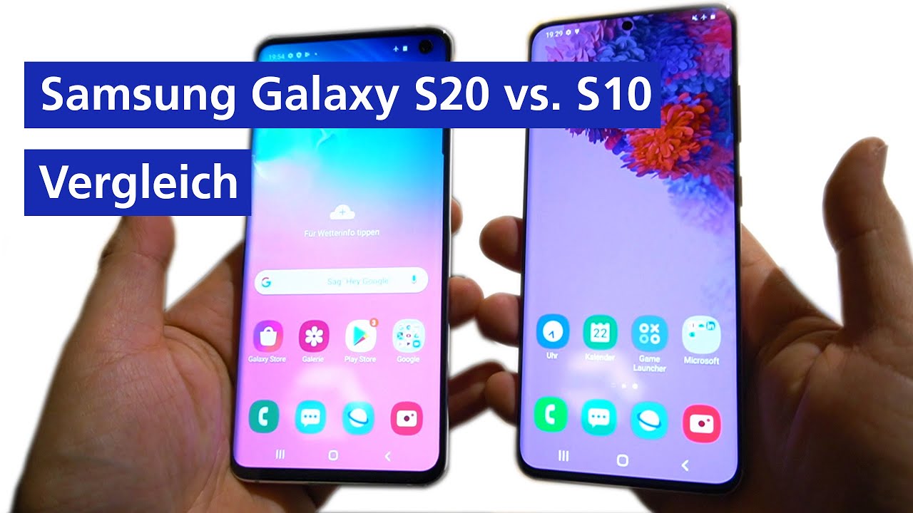 Samsung Galaxy S20 vs. S10 im Vergleich (Deutsch)