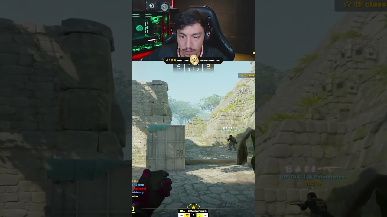 Aqui a gente s&oacute; ensina o que funciona! #shorts #cs2 #wastzera