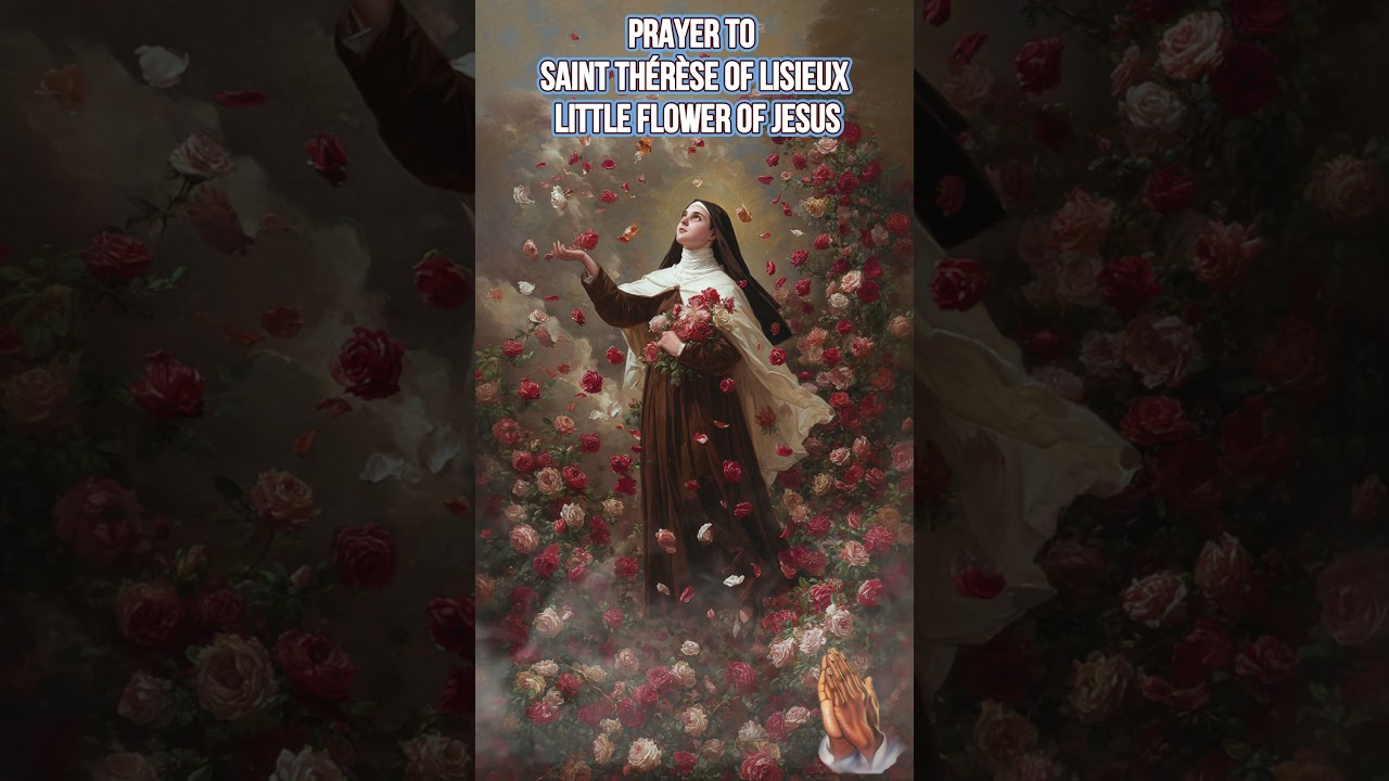 🌸 Молитва Святой Терезе из Лизьё &ndash; Маленький Цветок Иисуса ✝️🕊️