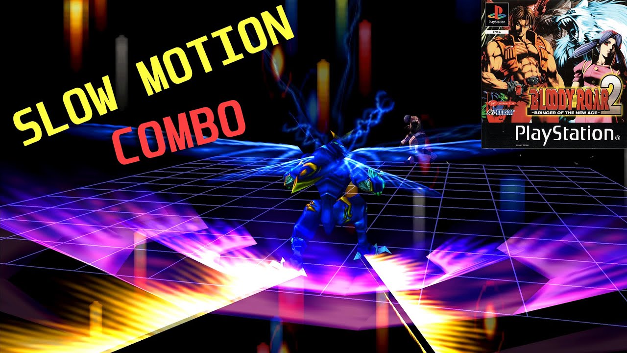 Bloody Roar 2 COMBO of all characters in Slow Motion