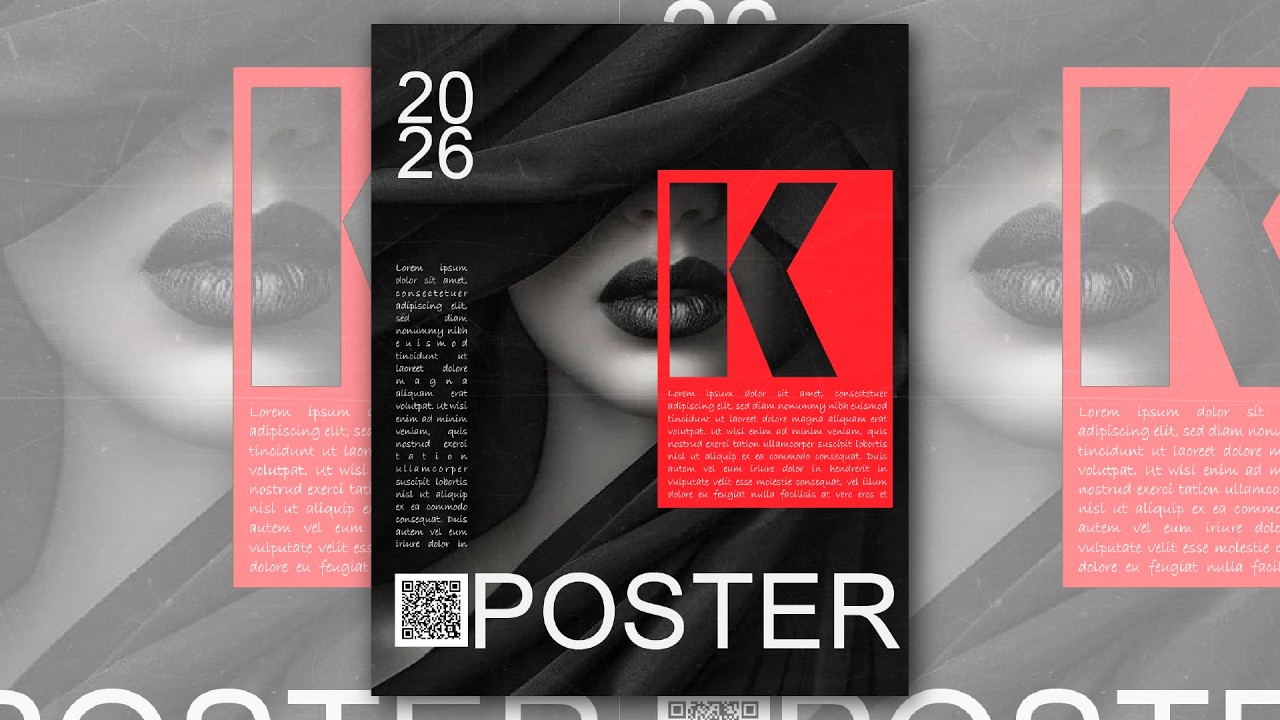 Adobe Illustrator Poster Design Tutorial 2026 | Step by Step for Beginners