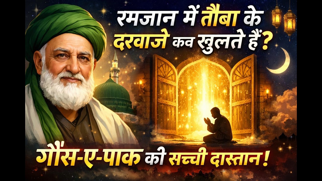 Ramzan Me Tauba Ke Darwaze Kab Khulte Hain? 😲 | Ghaus-e-Pak Ki Hairatangez Dastan! 🌙