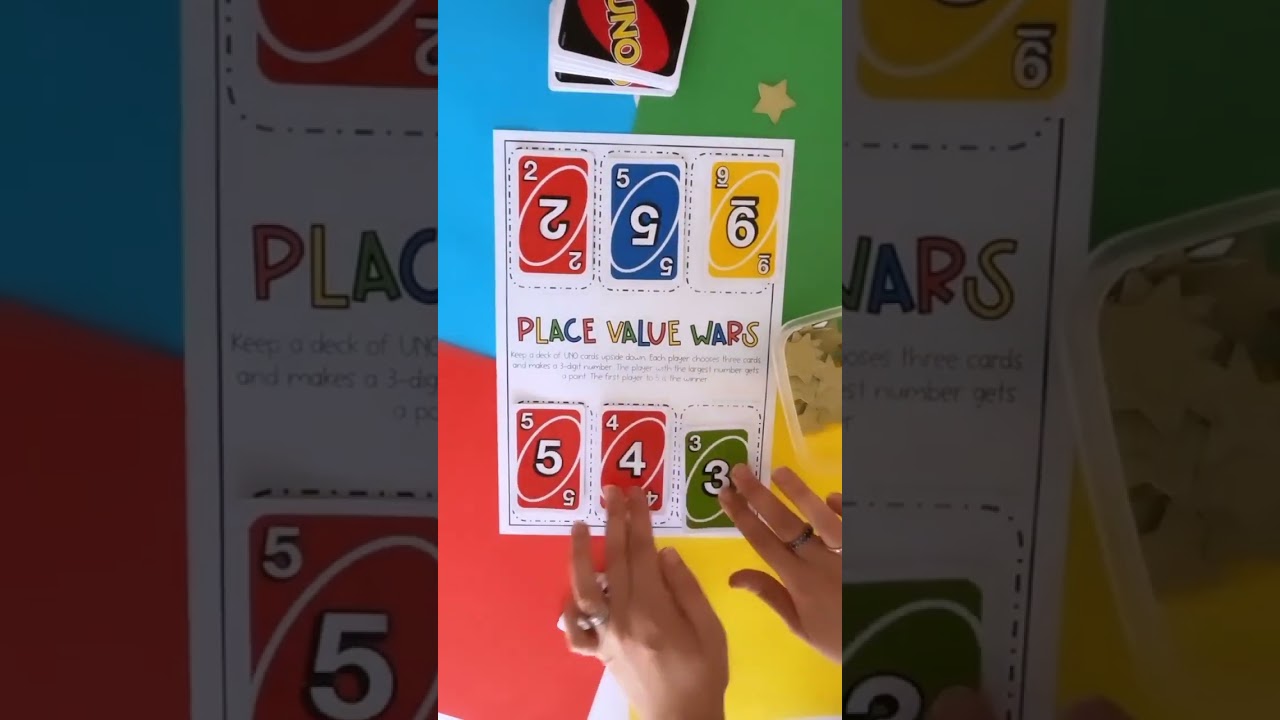 How to create a fun UNO MATHS game!