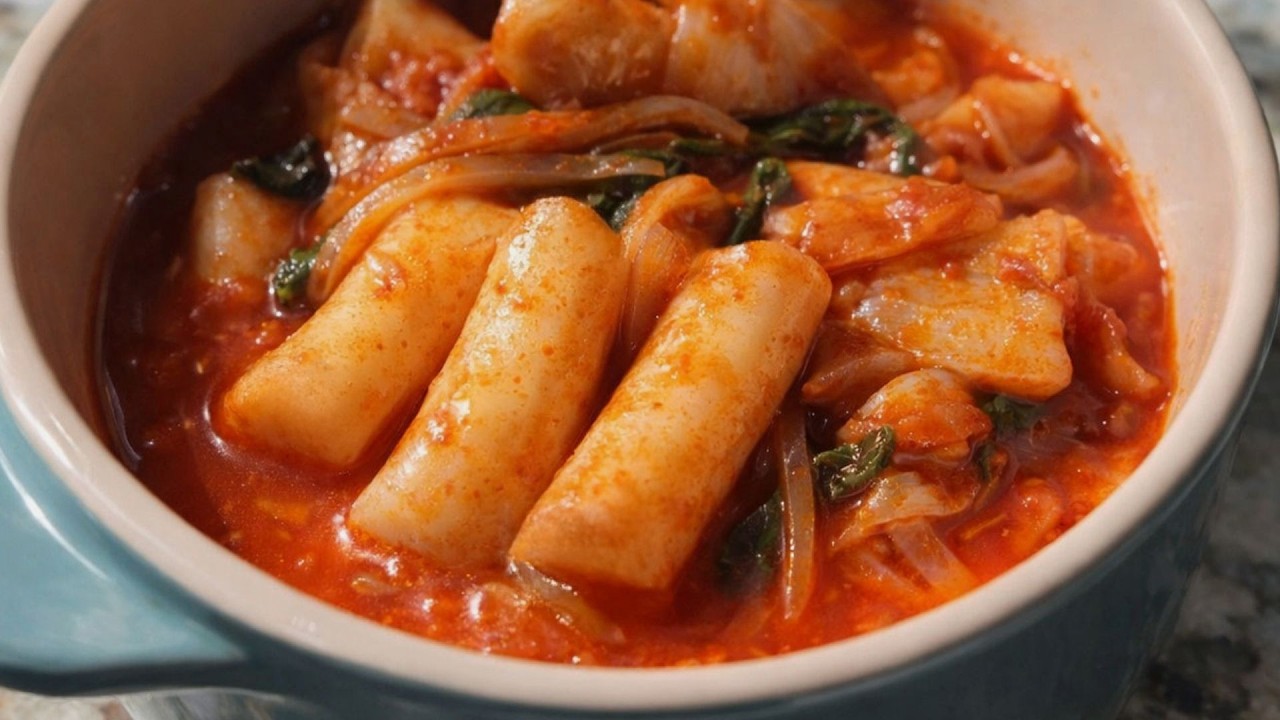Spicy Rice Cakes (Tteokbokki) 떡볶이