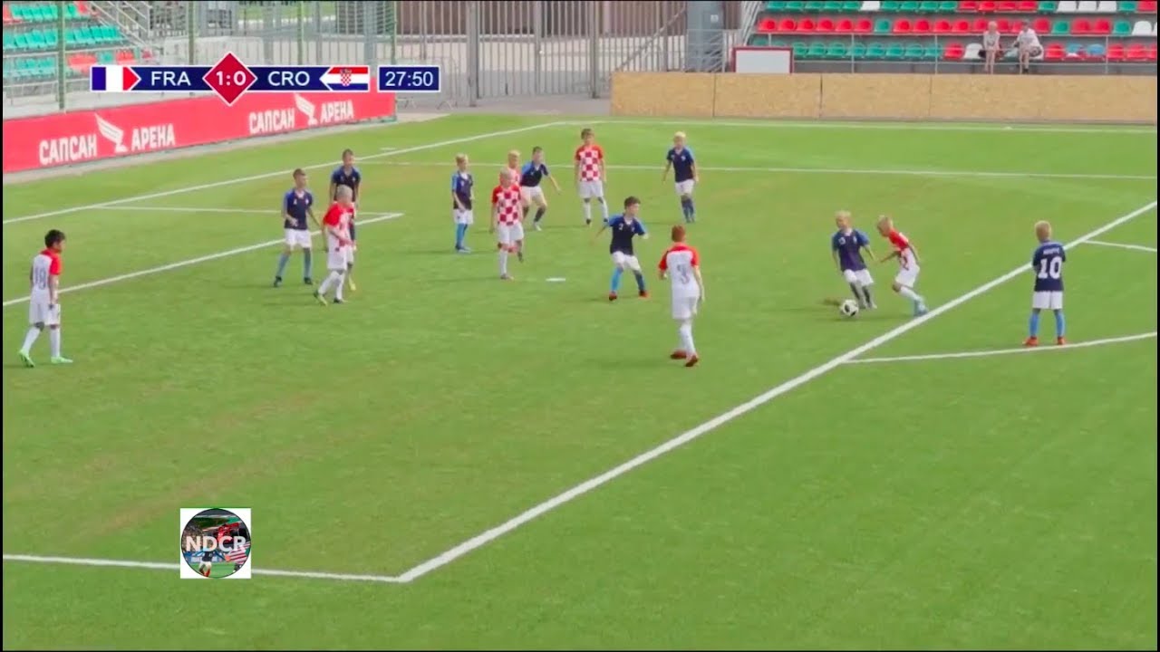 FRANCE-CROATIA BY KIDS - RECREATE WORLD CUP FINAL - HD