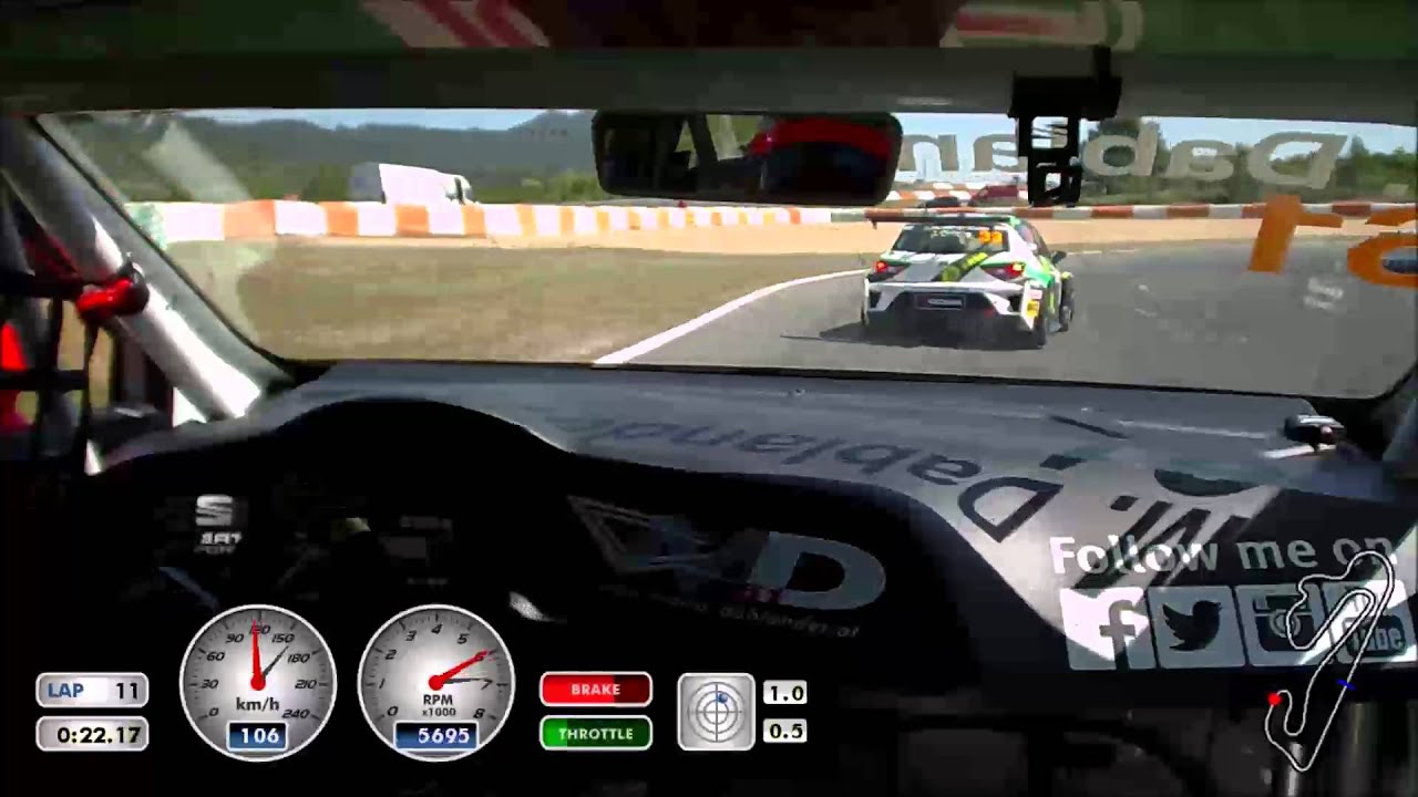 Mario Dablander #61 Onboard // SEAT Leon Eurocup 2015 // Estoril Race 2