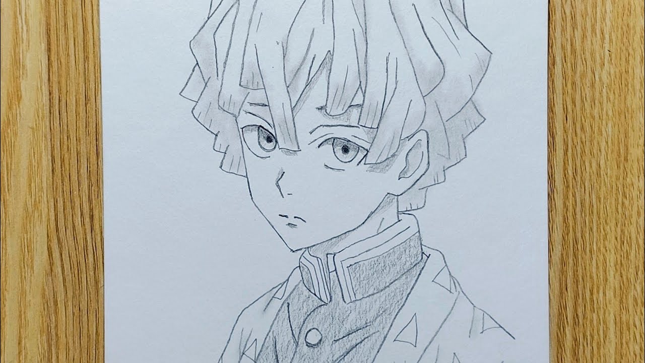 Cara menggambar Zenitsu langkah demi langkah | Demon Slayer