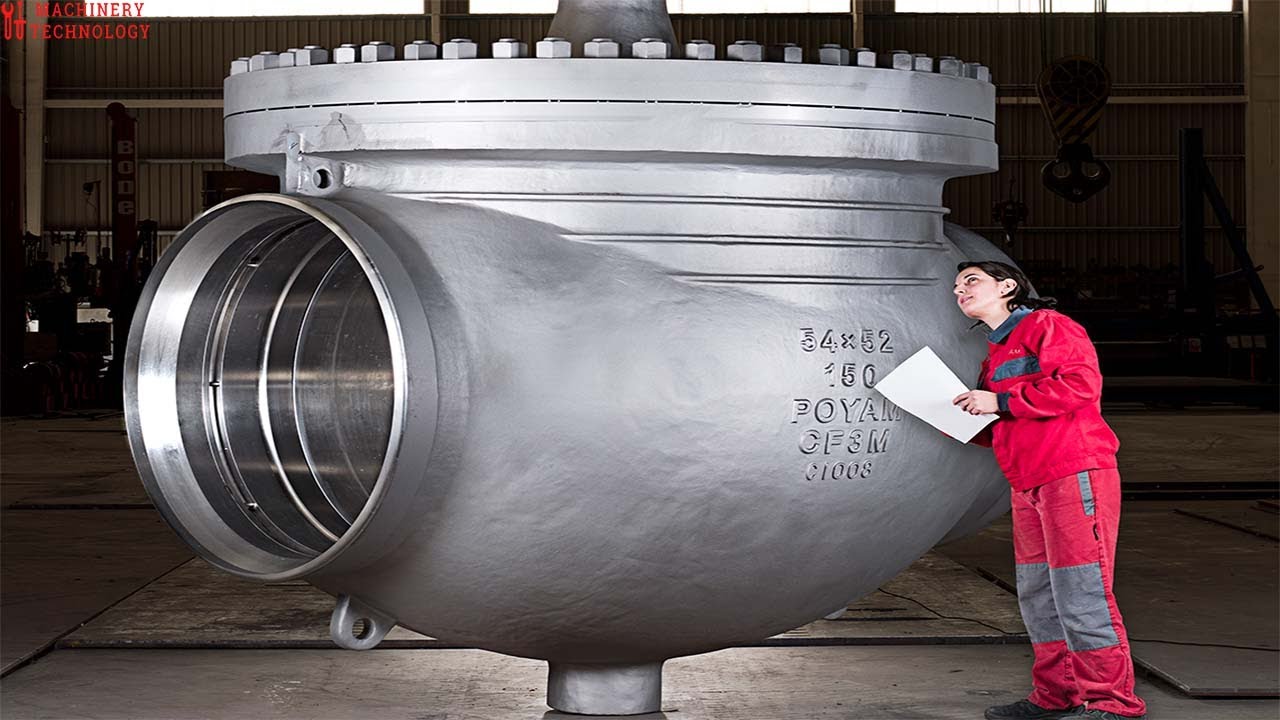 Installing the World's Largest Giant Valve - The Manufacturing Process of Industrial Valves