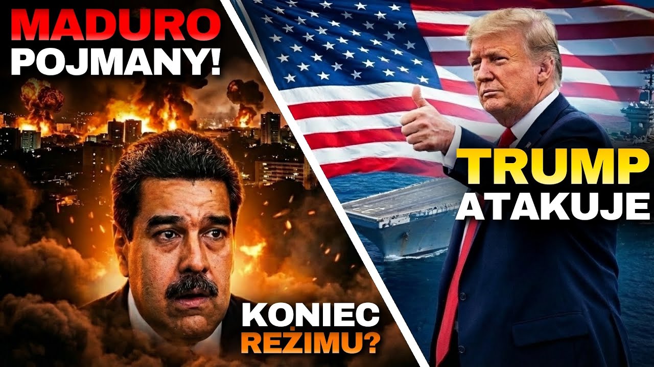 Trump atakuje Wenezuelę! Maduro w rękach USA. Jaki jest prawdziwy cel wojny?