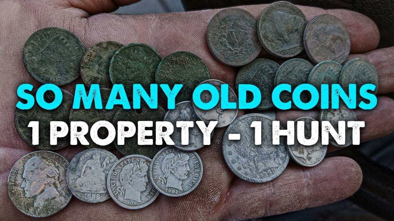 Most Epic Metal Detecting Coin Haul Ever For Us, All From One Property in One Hunt!