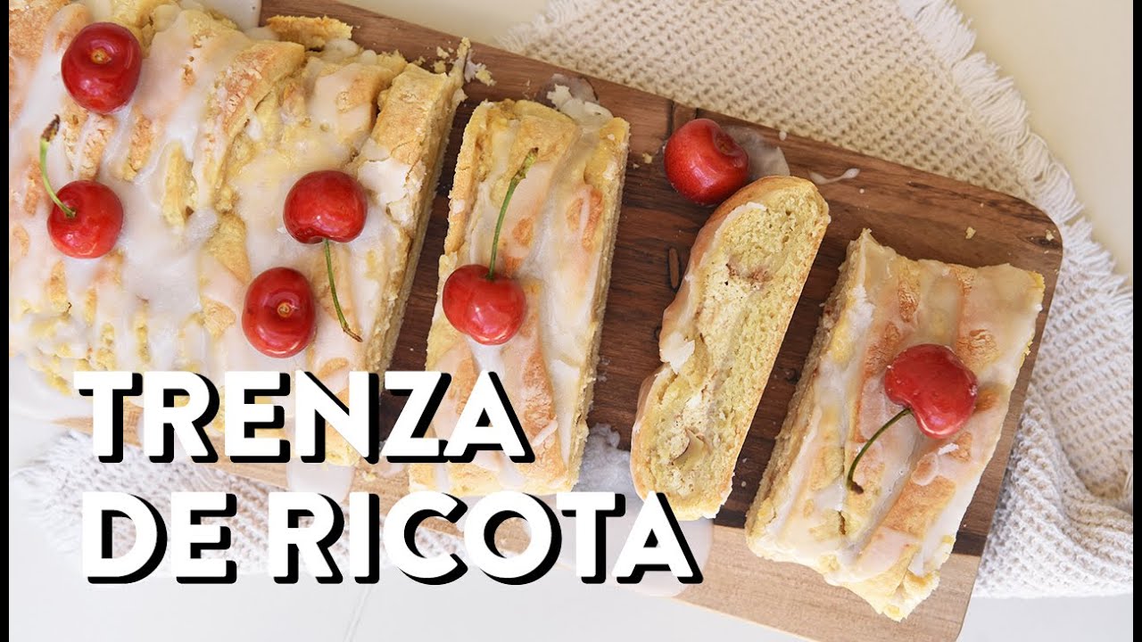 Trenza de Ricota rellena con ricota repleta de texturas y sabores! Imperdible!