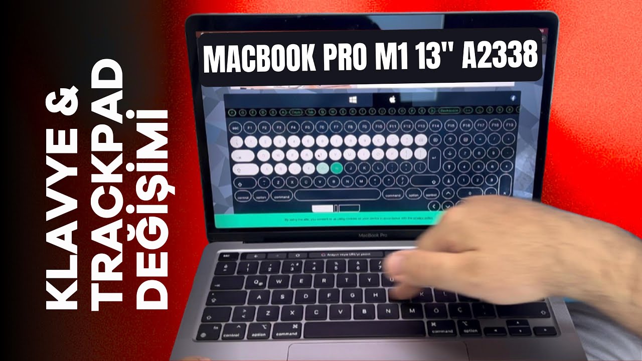 MacBook Pro M1 2020 (A2338) | Sıvı Temas – Trackpad & Klavye Değişimi