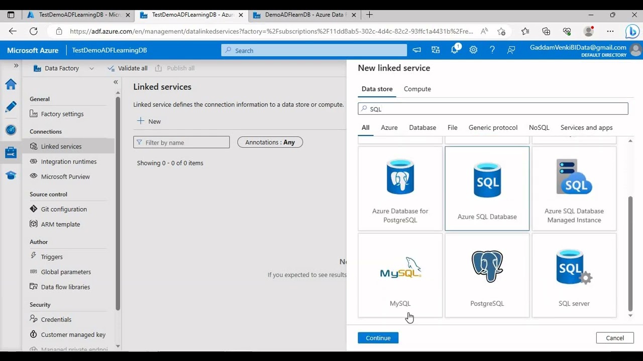Understand about How to configure Linked Self Hosted Integration Runtime using Azure Data Factory