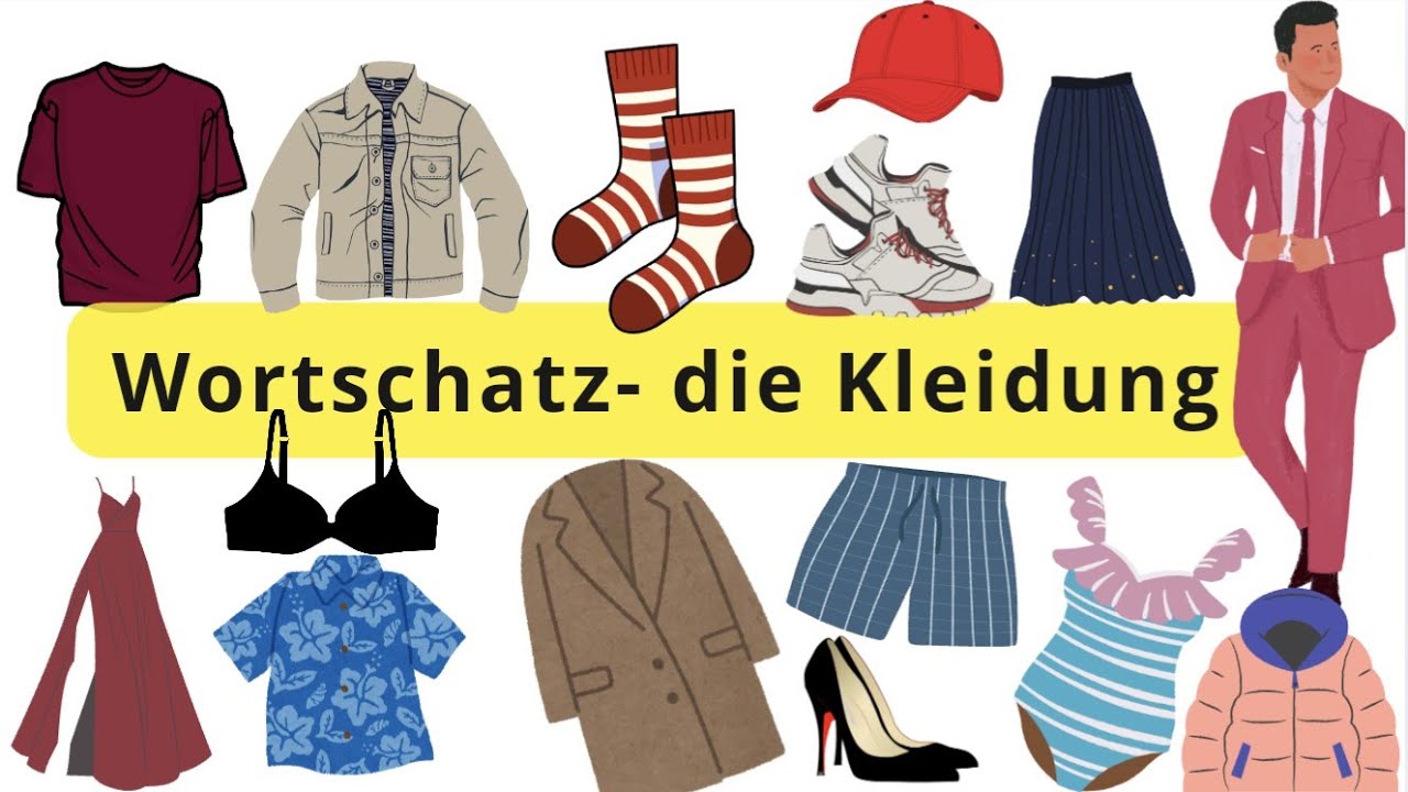 Gemeinsam Deutsch Lernen: die Kleidung/ A1#deutschlernen #deutschlernendurchhören
