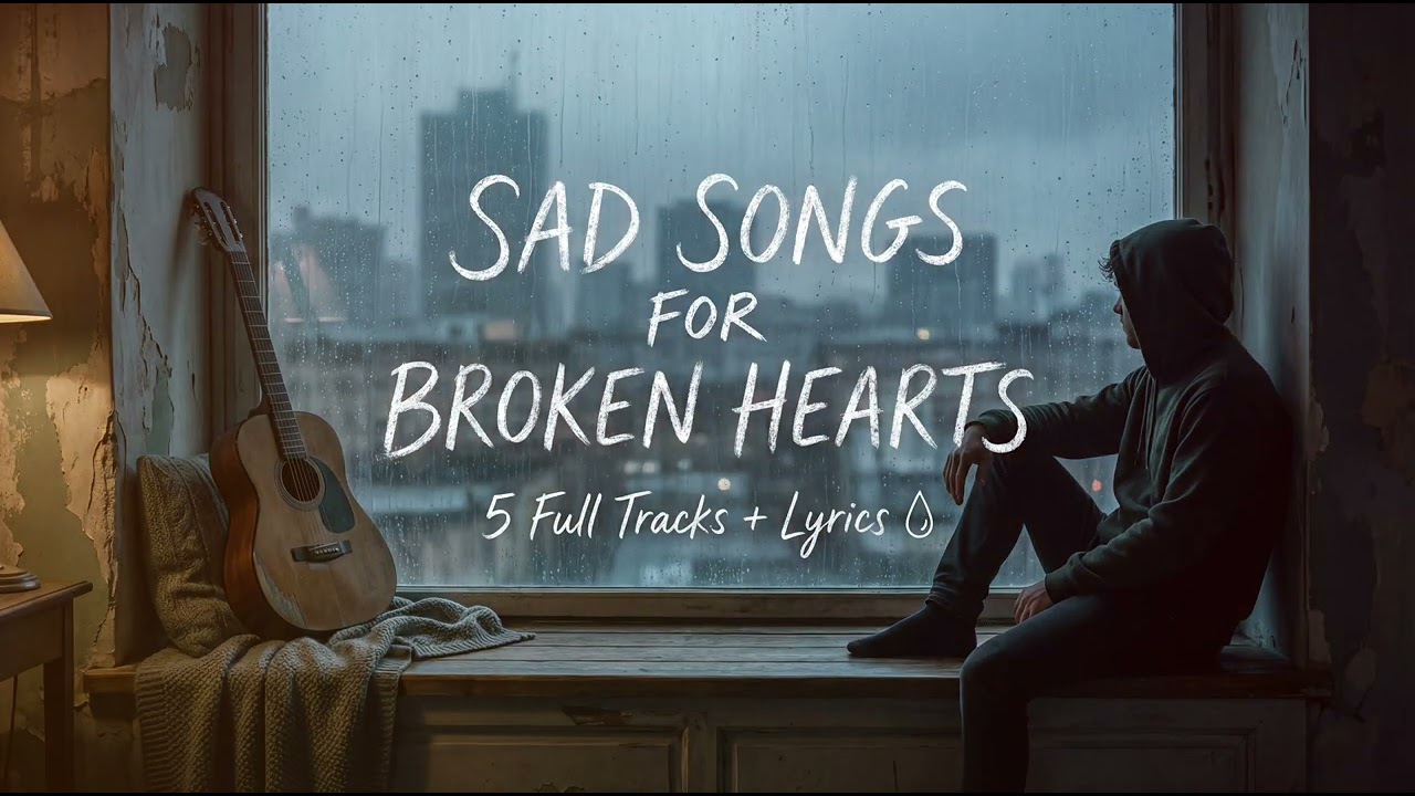 5 Sad Songs for Broken Hearts 💔 Full Lyrics