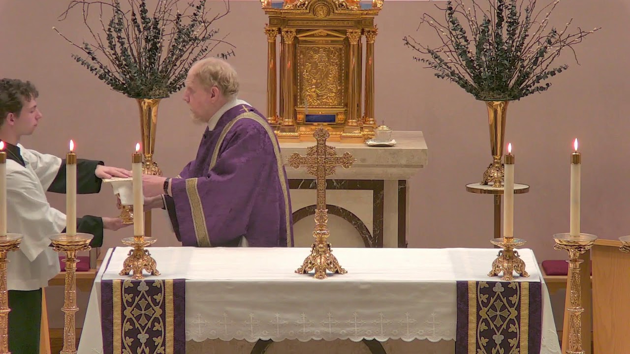 2026.02.18 Mass, Ash Wednesday, Holy Family Steubenville