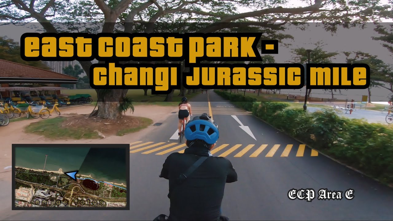 8KM East Coast Park to Changi Jurassic Mile Sunrise Session | Cycling Singapore