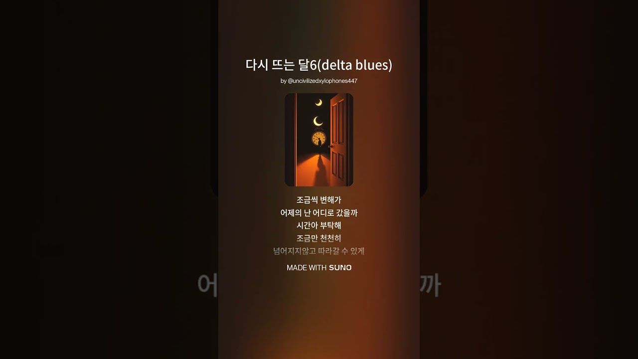 (노래)다시 뜨는 달(델타블루스)