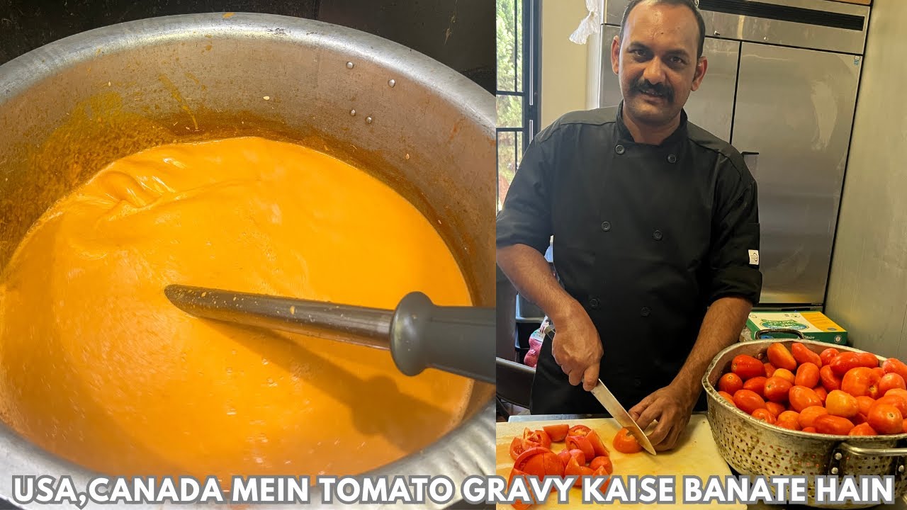 USA, Canada Mein Tomato Gravy Kaise Banate Hain | Tomato Gravy Without Cashew | Tamatar Gravy Recipe