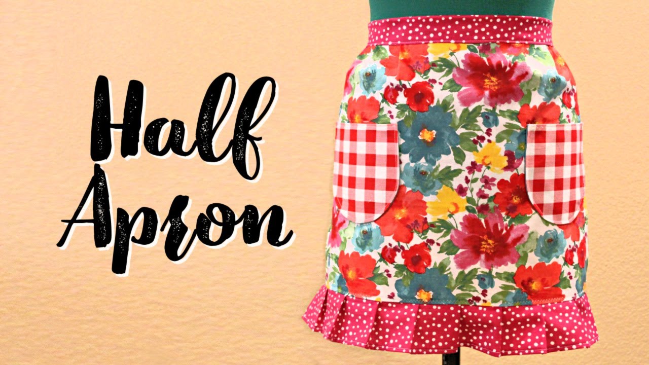 Sew a Half Apron with me! #howto Please check the description box for the supplies.