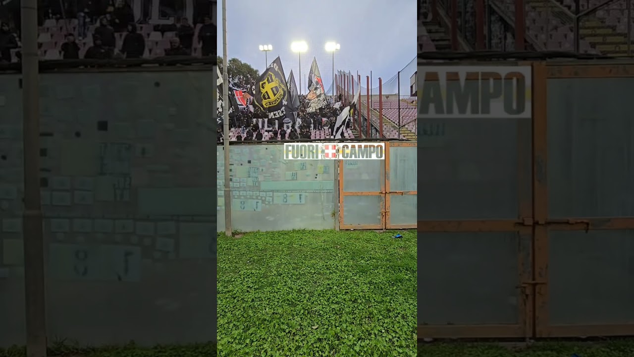 VIDEOTIFO/D Reggina-SAVOIA, 01febbr26. I 700 Ultras Savoia presenti al Granillo di Reggio Calabria 