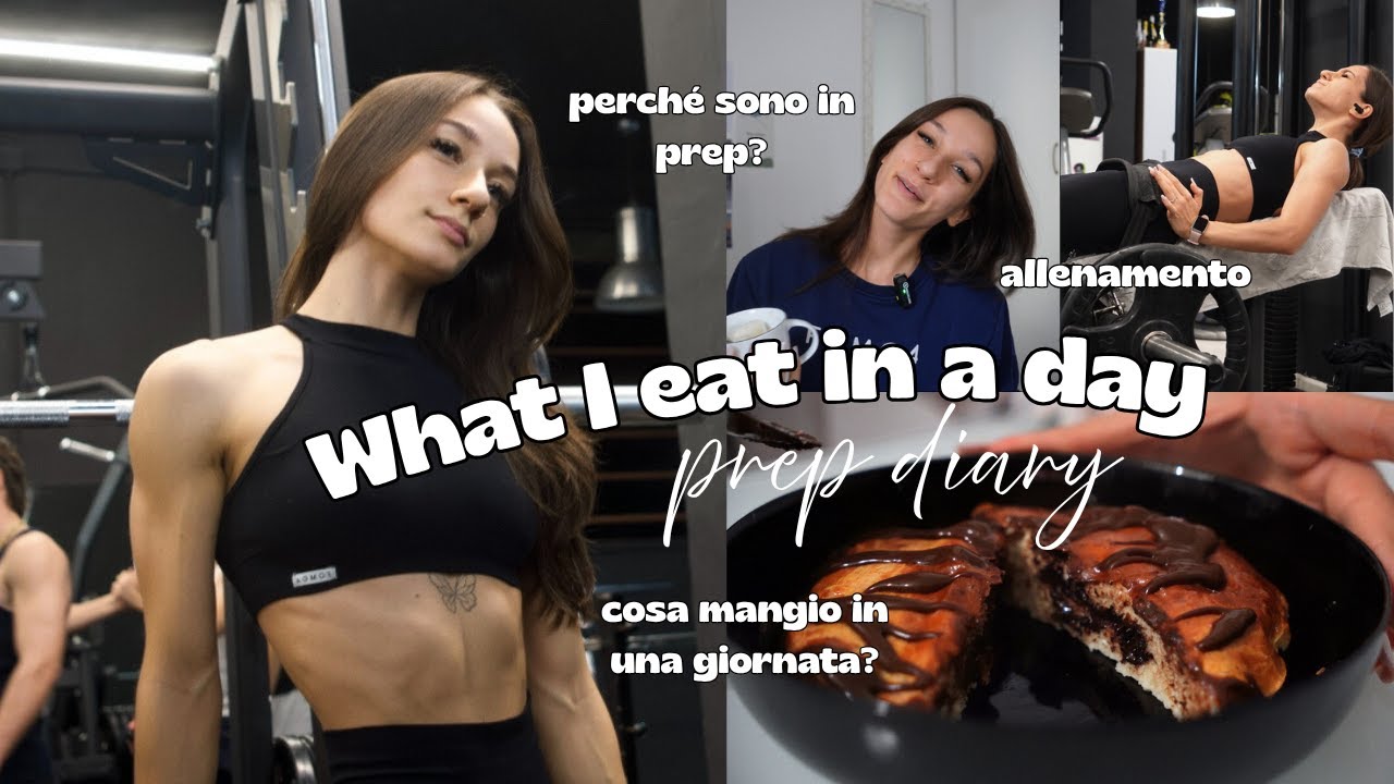 WHAT I EAT IN A DAY | RICETTE, CHIACCHIERE E ALLENAMENTI A TRE SETTIMANE DALLA GARA #bodybuilding