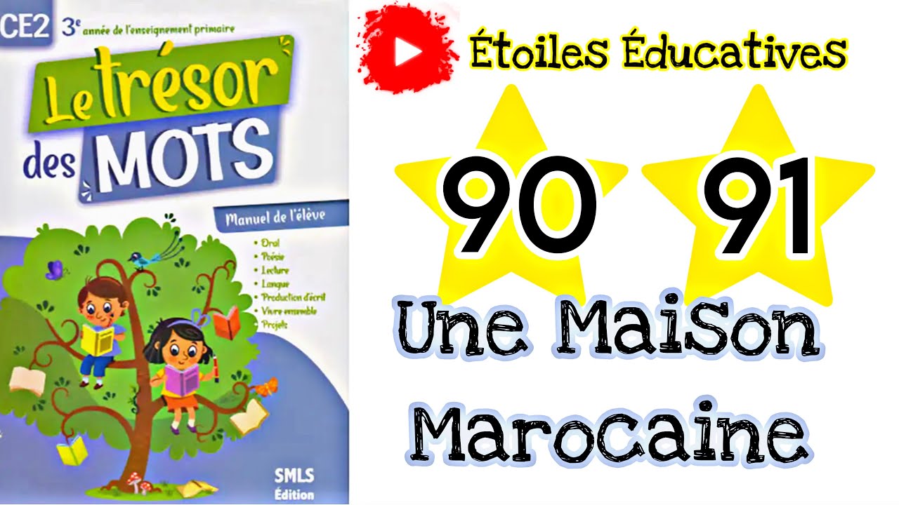 Une maison marocaine page 90 | Trésor des Mots CE2 pages 90 et 91 | Lecture et compréhension