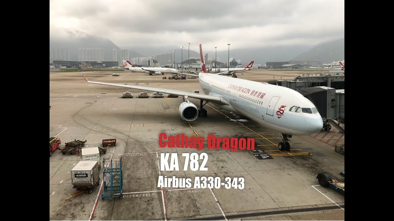 Cathay Dragon (Dragon air) KA 782 HKG - CAN  35 minutes flight