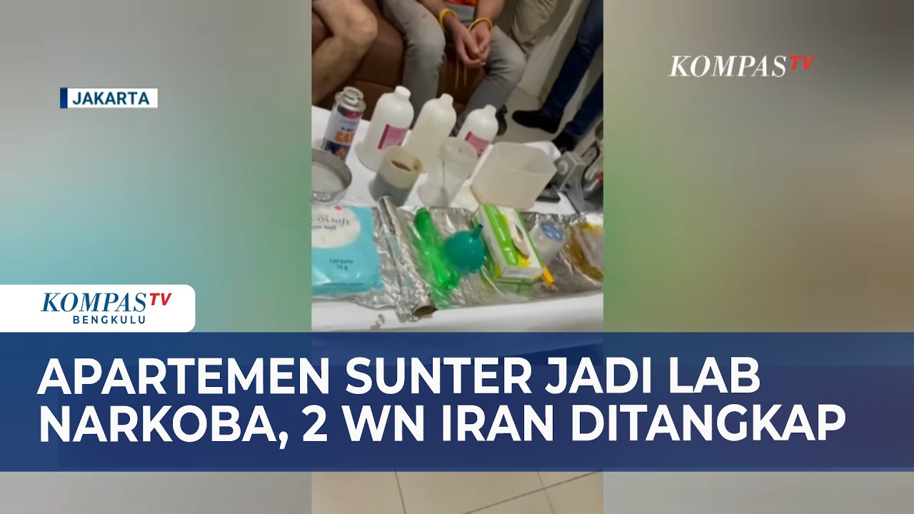 Apartemen Sunter Jadi Lab Narkoba, 2 WN Iran Ditangkap
