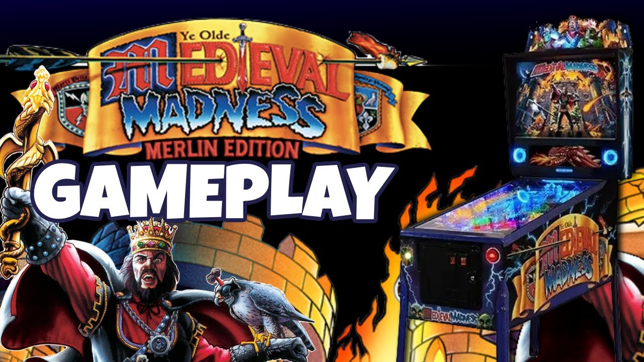 Medieval Madness Merlin Edition Gameplay - Chicago Gaming Company Texas Pinball Festival
