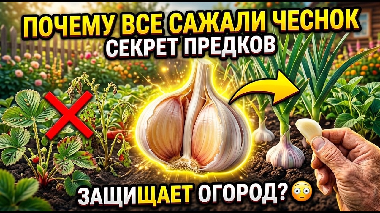 Почему ЧЕСНОК сажали у КАЖДОГО дома — ПРАВДА, которую МЫ ЗАБЫЛИ | Почему его выращивают ТЫСЯЧИ лет!?
