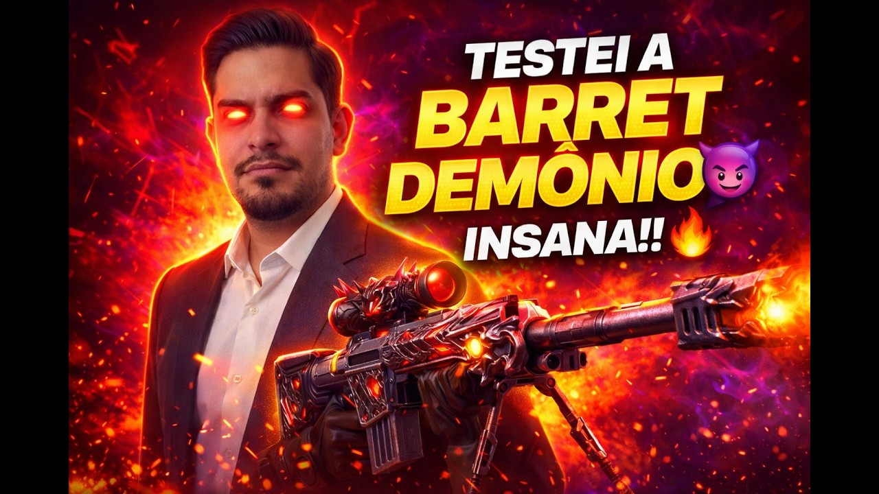 TESTEI A NOVA BARRET DEMONIO 😈 | CrossFire