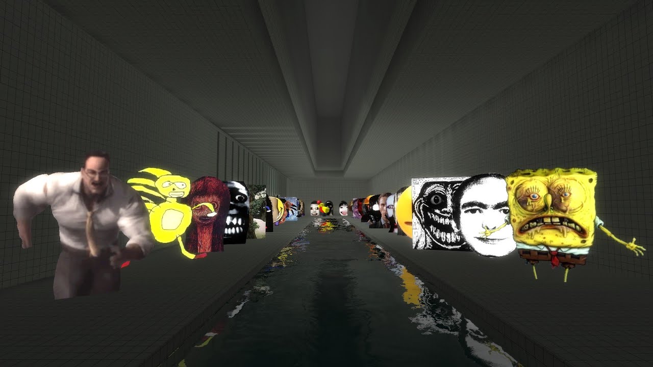 Too Much Nico's Nextbots Poolrooms