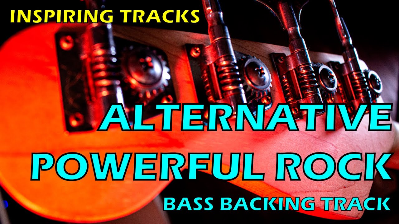 Powerfull Alternative Stoner Rock - Bass Backing Track (B)