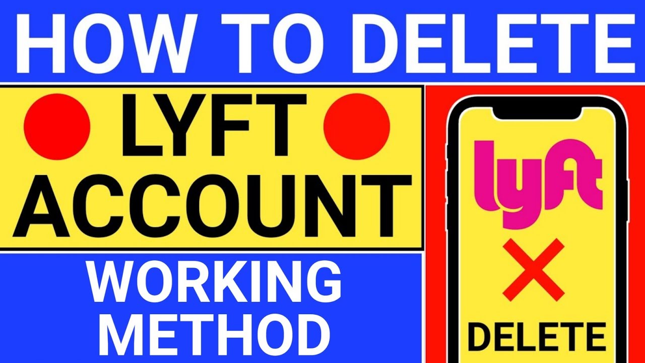 🔵 How to delete lyft account | how to cancel lyft account