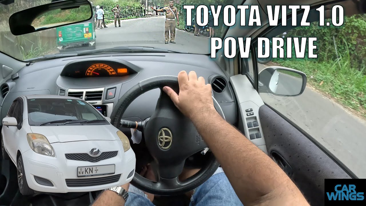 Toyota Vitz POV Drive and Quick Walk-around (Car Wings)