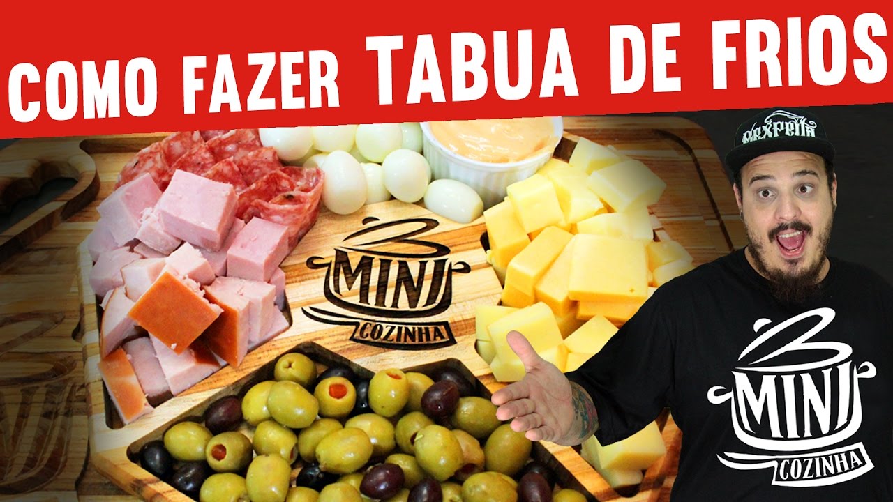 Como Fazer Tabua de Frios | Gordices | #MINICOZINHA